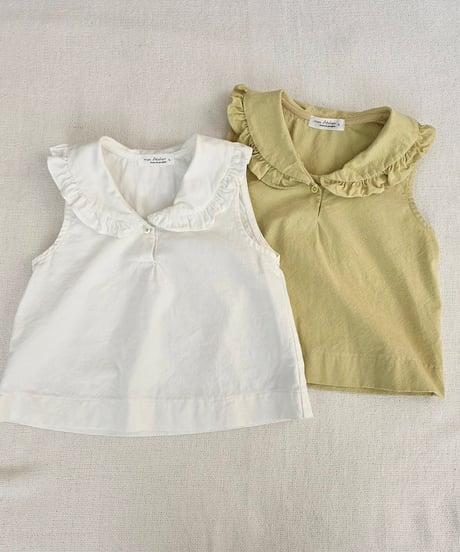 6[予約]mon Atelier romi frill collar blouse
