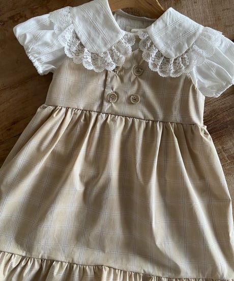 [即納]anneshirley plain one piece(beige)