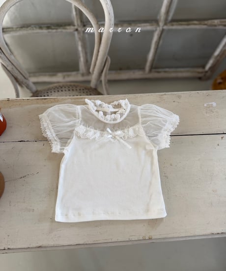 7[予約]marron yvonne t-shirt(XS-L)