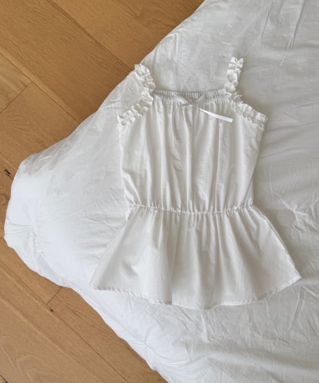 32[予約]ninibello shine tank top blouse