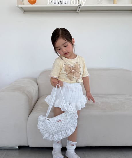 124[予約]ELLYMOLLY mini frill bag