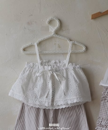 7[予約]BANANAJ butterfly blouse