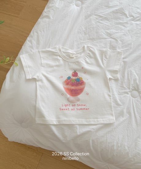 82[予約]ninibello summer bingsu tee