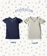 5[予約]poisson cherry puff tee