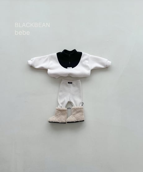 15[予約]blackbean wolf baby zip-up tee(baby)