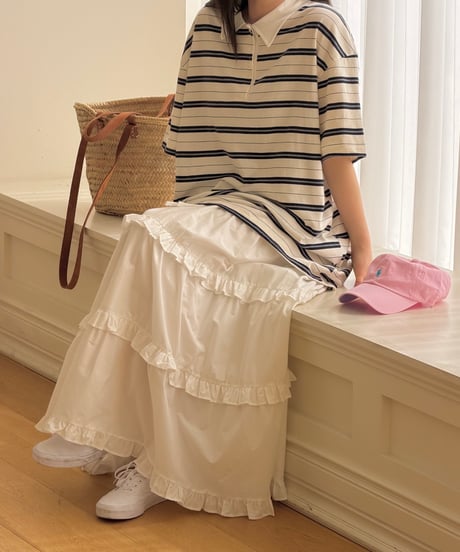 20[予約]ninibello pocky collar tee(adult)