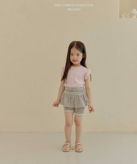 59[予約]melikey macaron frill t-shirt