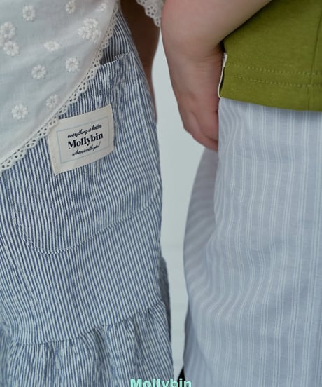 4[予約]Mollybin wide shirring pants