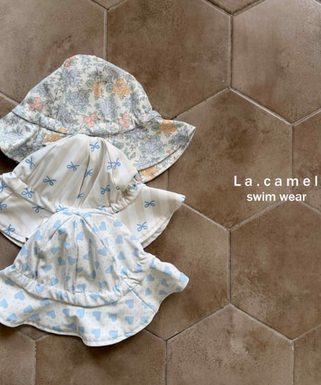 28[予約]La.camel bucket swim hat