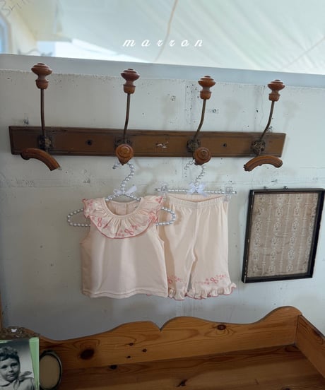 10[予約]marron ribbon set up(XS-L)
