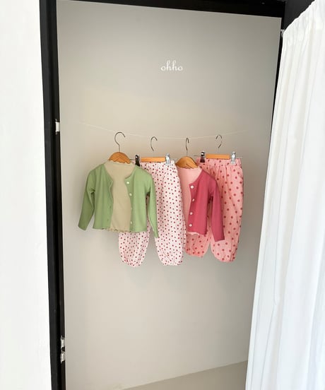 20[予約]ohho berryberry rubber band pants