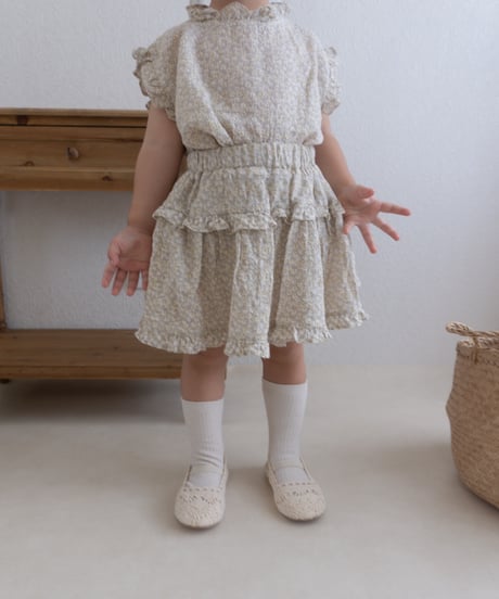 8[予約]mimi market line skirt