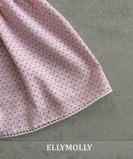 40[予約]ELLYMOLLY dot holter dress
