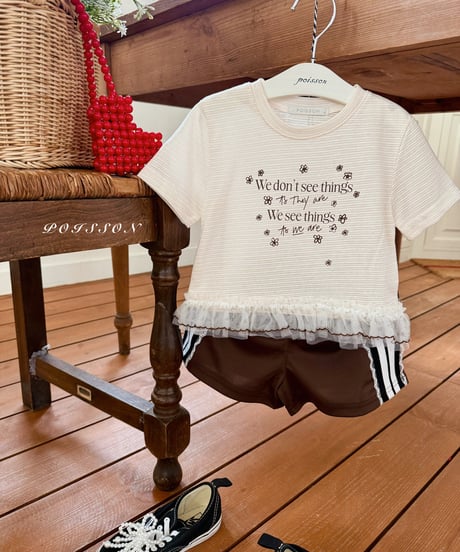 8[予約]poisson bloom puff tee