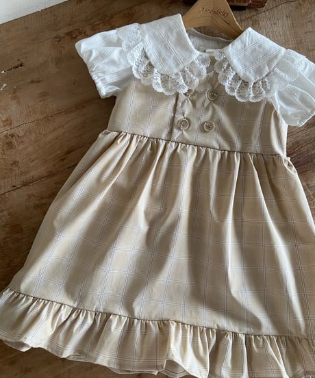 [即納]anneshirley plain one piece(beige)