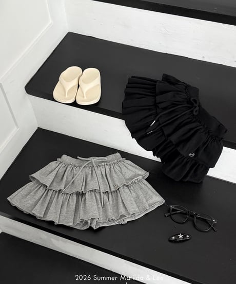 54[予約]matilda&lee day ruffle skirt