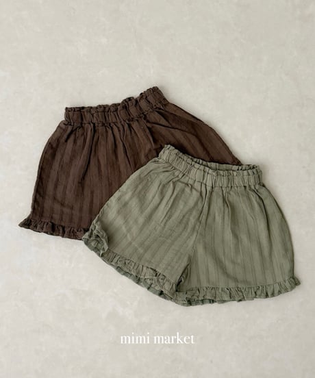 16[予約]mimi market frill shorts