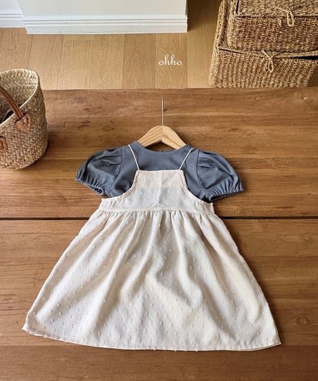 9[予約]ohho vanilla puff short sleeve tee