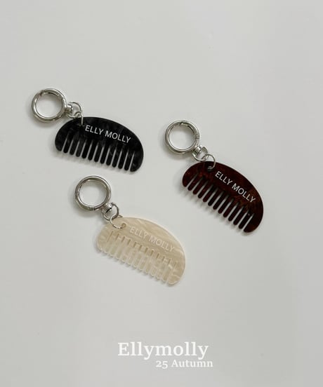 136[予約]ELLYMOLLY elly brush keyring