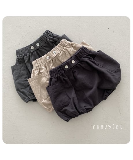 80[予約]nunubiel buckle bloomer