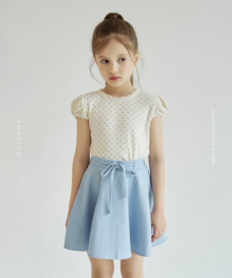4[予約]ROSETTE tulip puff t-shirt(JS有)