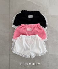 47[予約]ELLYMOLLY mesh frill shorts