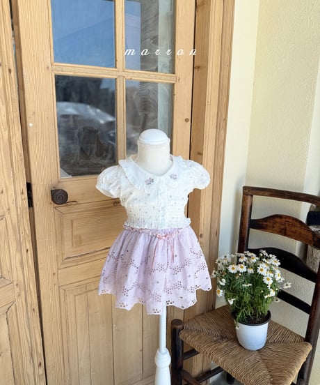 25[予約]marron lilac skirt(XS-L)
