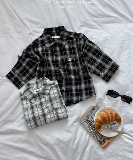 86[予約]matilda&lee summer plaid shirt