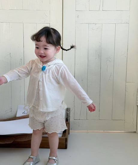 48[予約]mydaughter snow angel hood cardigan