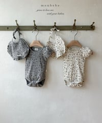 43[予約]monbebe puff flower suit