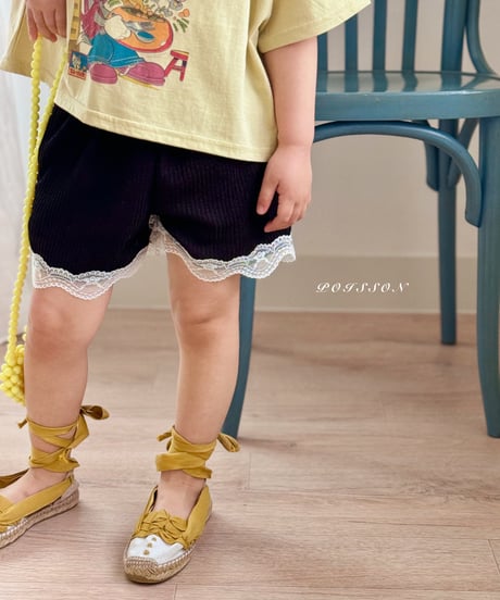 14[予約]poisson shining rib pants