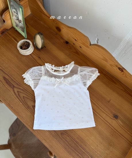 7[予約]marron yvonne t-shirt(XS-L)