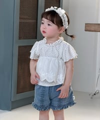 28[予約]mydaughter romantic cotton tee set
