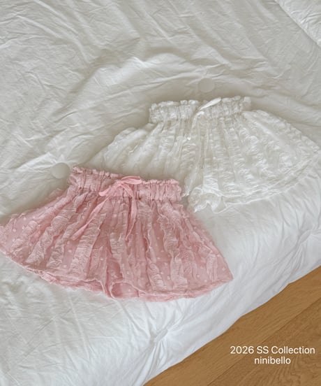 58[予約]ninibello chiffon souffle pants