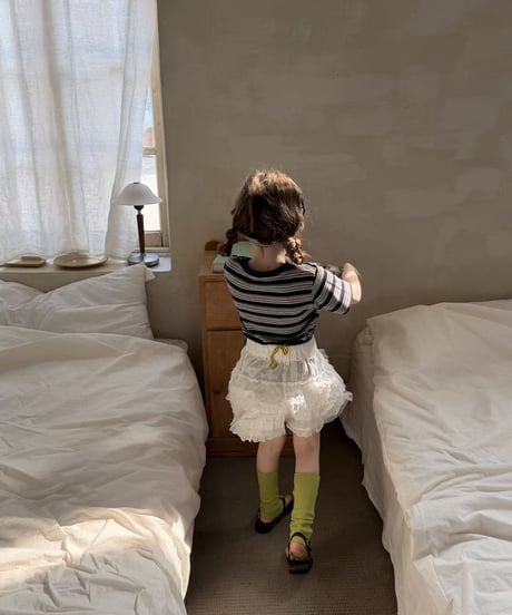 80[予約]aiai milk tiered lace skirt