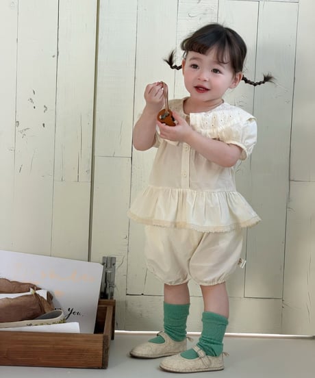 8[予約]mydaughter mari garden bloomer set