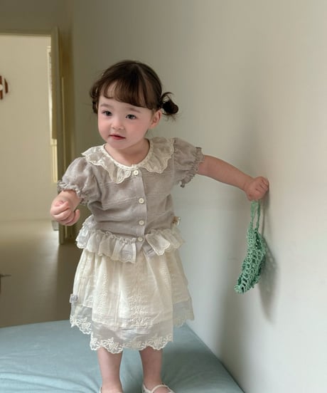 22[予約]mydaughter shining dress&cardigan set