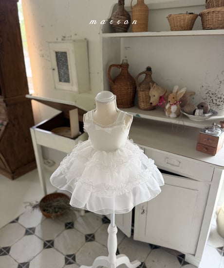 33[予約]marron rosali dress(XS-L)