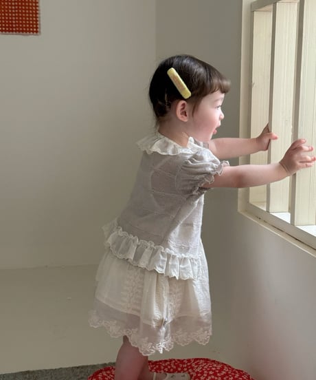 22[予約]mydaughter shining dress&cardigan set