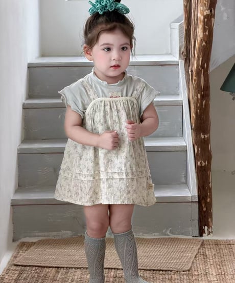51[予約]mydaughter bebe garden t-shirt dress