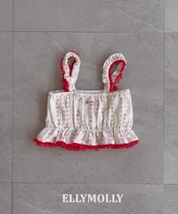 27[予約]ELLYMOLLY vintage veil bustier