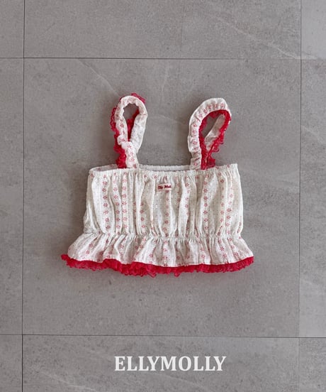 27[予約]ELLYMOLLY vintage veil bustier