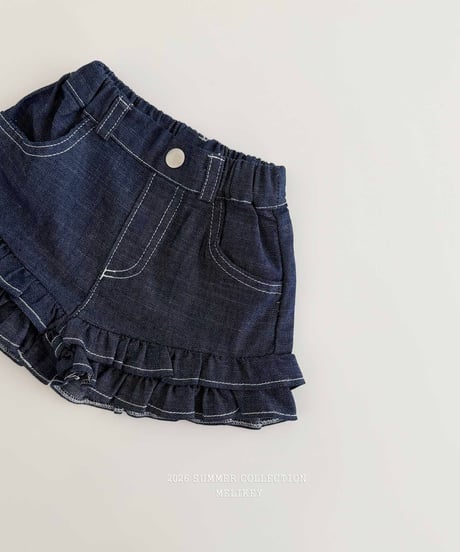 44[予約]melikey tutu frill shorts(denim)