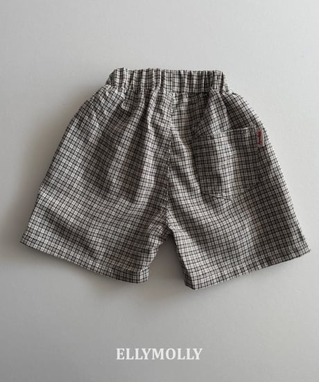 229[予約]ELLYMOLLY dayfit check shorts