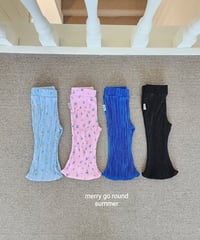 2[予約]merry go round pleated bootcut