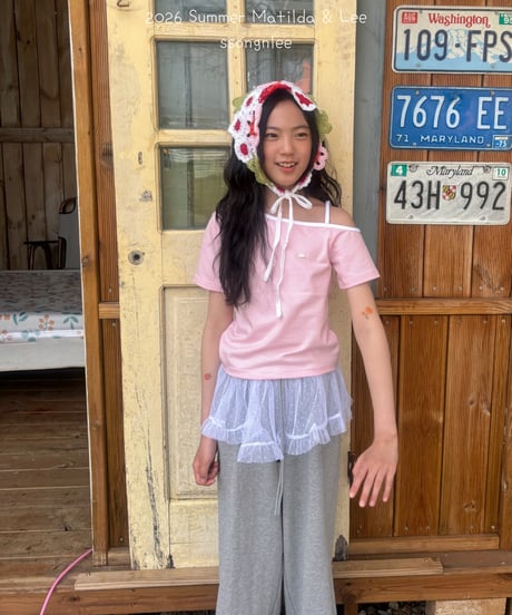 58[予約]matilda&lee lace wide pants