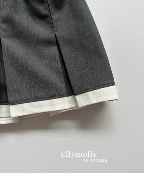[即納]ELLYMOLLY shushu color skirt
