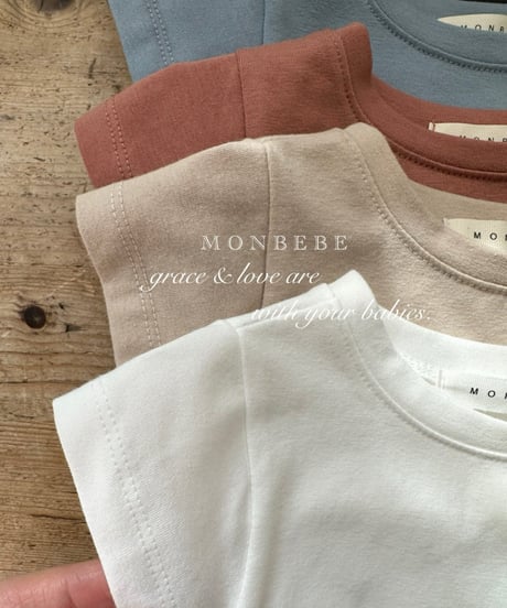 28[予約]monbebe caramel tee