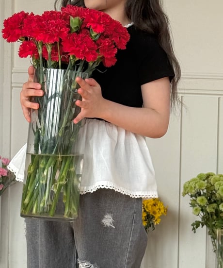 69[予約]ninibello damaged ice denim pants
