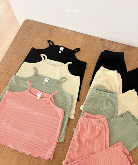 38[予約]ohho heart pleated pants